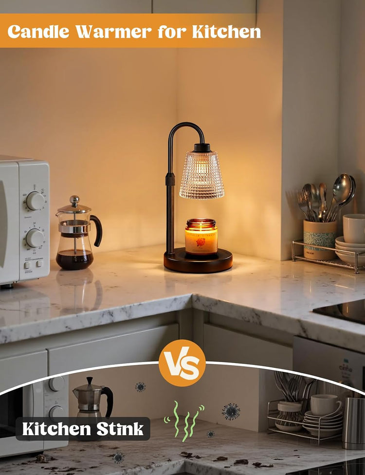 Innqoo Candle Warmer Lamp with Timer Home Decor Birthday Gifts for Women