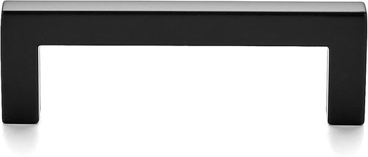 Ravinte Matte Black Cabinet Handles Solid Cabinet Pulls, 3 Inch CC, 30 Pack